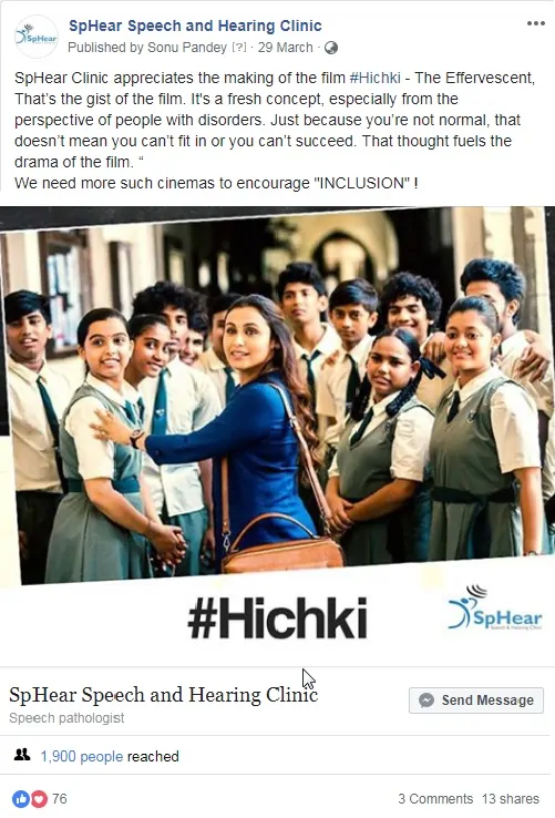 hichki the effervescent the gist of the film fresh concept