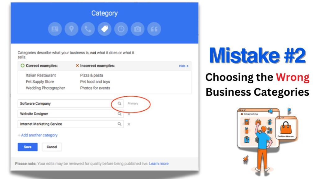 Choosing the Wrong Business Categories