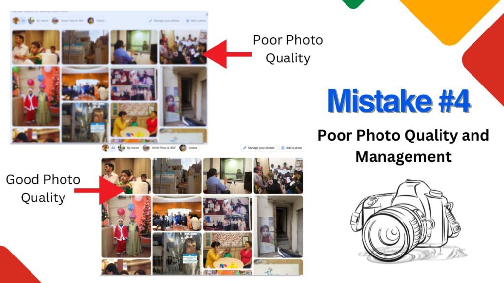 Poor Photo Quality and Management